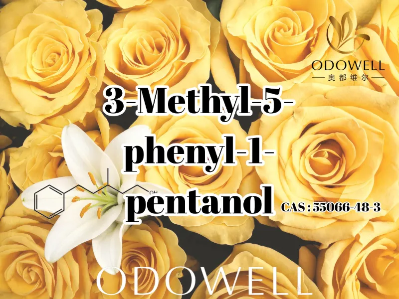 ODOWELL 3-Metil-5-fenil-1-pentanol Təzə çiçək və qızılgül kimi ətir tətbiqləri üçün tövsiyə edir.