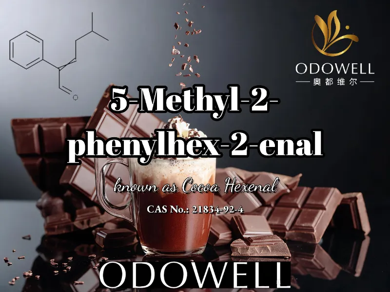 ODOWELL kakao, şokolad və moka tətbiqləri üçün 5-metil-2-fenilheks-2-enal tövsiyə edir
