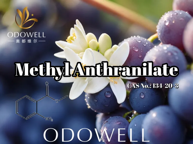 ODOWELL Üzüm, Portağal Çiçəyi və Neroli Tətbiqləri üçün Metil Antranilat Tövsiyə edir